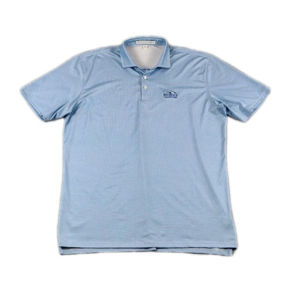 Holderness & Bourne Polo Shirt Men's XL AOP Geo Golf Performance "The Patton"